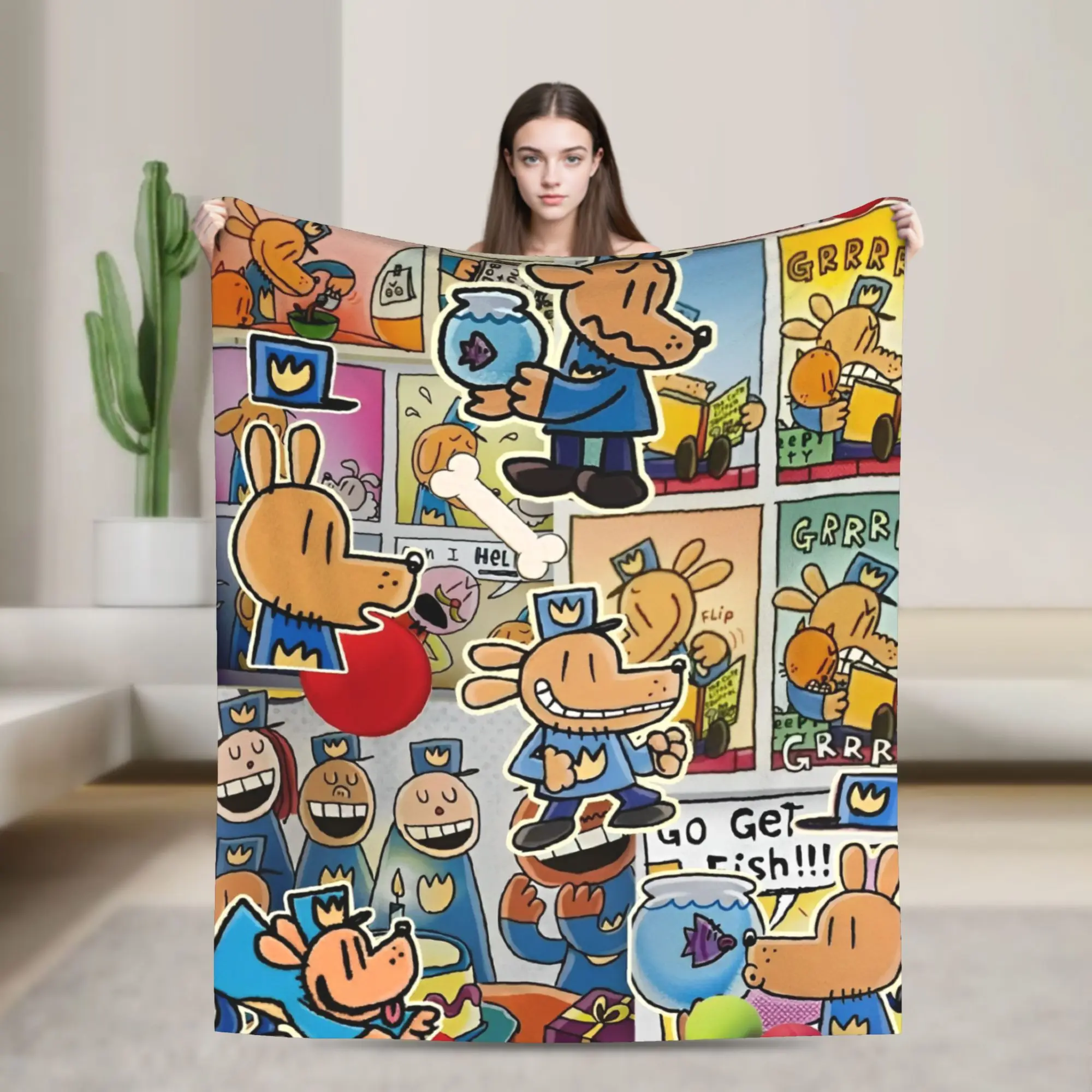 Dog Man Dogman And Friend Micro Soft Warm Blanket Plush Throw Blanket Graphic Bedroom Flannel Bedspread Sofa Bed Cover
Dog Man Dogman And Friend Micro Soft Warm Blanket Plush Throw Blanket Graphic Bedroom Flannel Bedspread Sofa Bed Cover