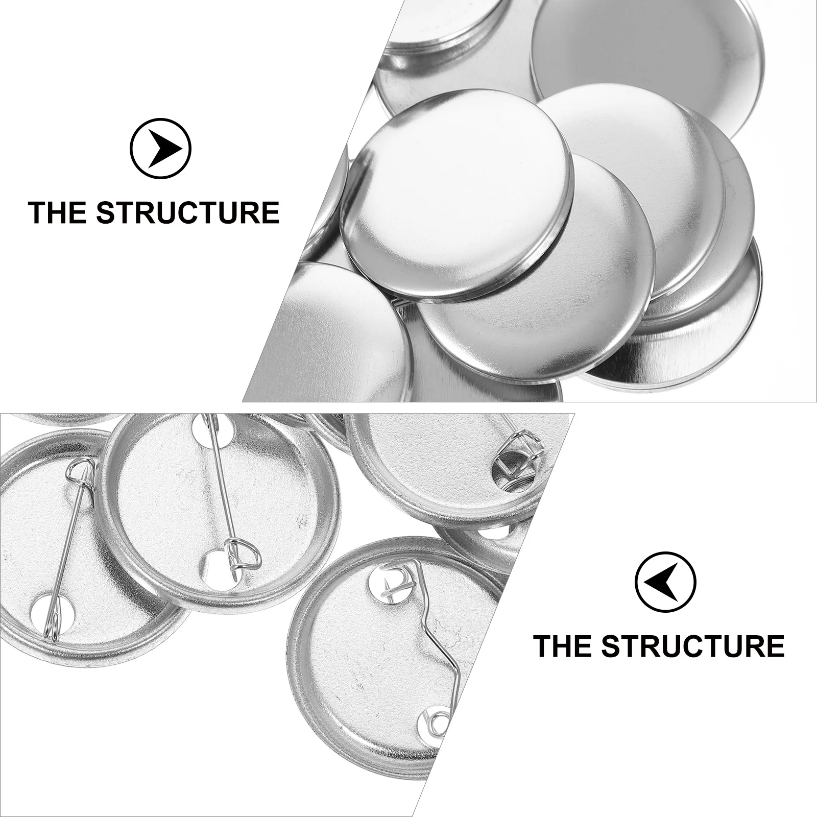 100Sets Iron Badge Base DIY Blank Button Pin Emblems Suitable for DIY Badge Crafts Birthday Travel Graduation Decoration
100Sets Iron Badge Base DIY Blank Button Pin Emblems Suitable for DIY Badge Crafts Birthday Travel Graduation Decoration