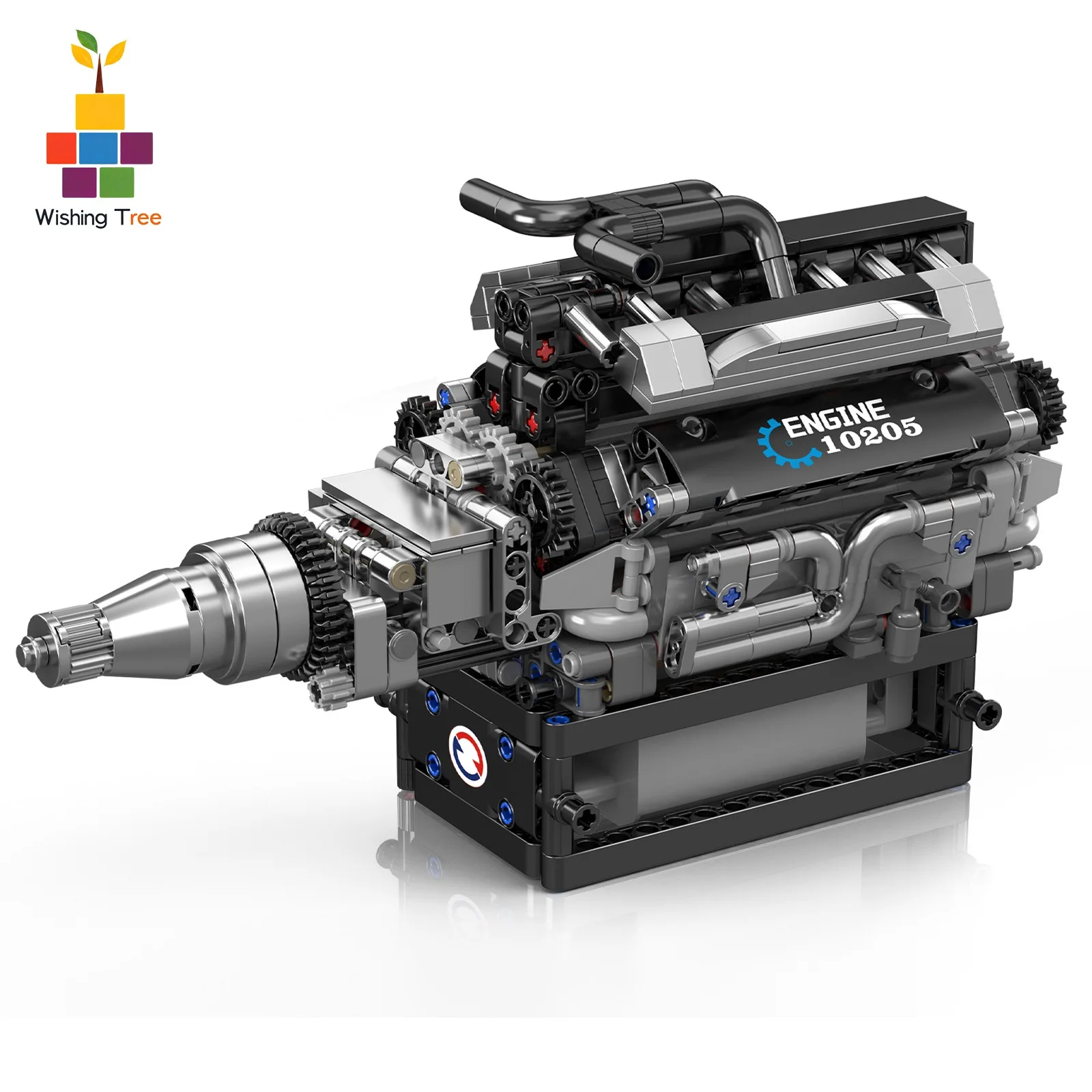 Mould King 10205 RR Vintage V12 Engine Electric Motorized Building Blocks Set 733pcs ABS Technical Model Car DIY Gift
Mould King 10205 RR Vintage V12 Engine Electric Motorized Building Blocks Set 733pcs ABS Technical Model Car DIY Gift