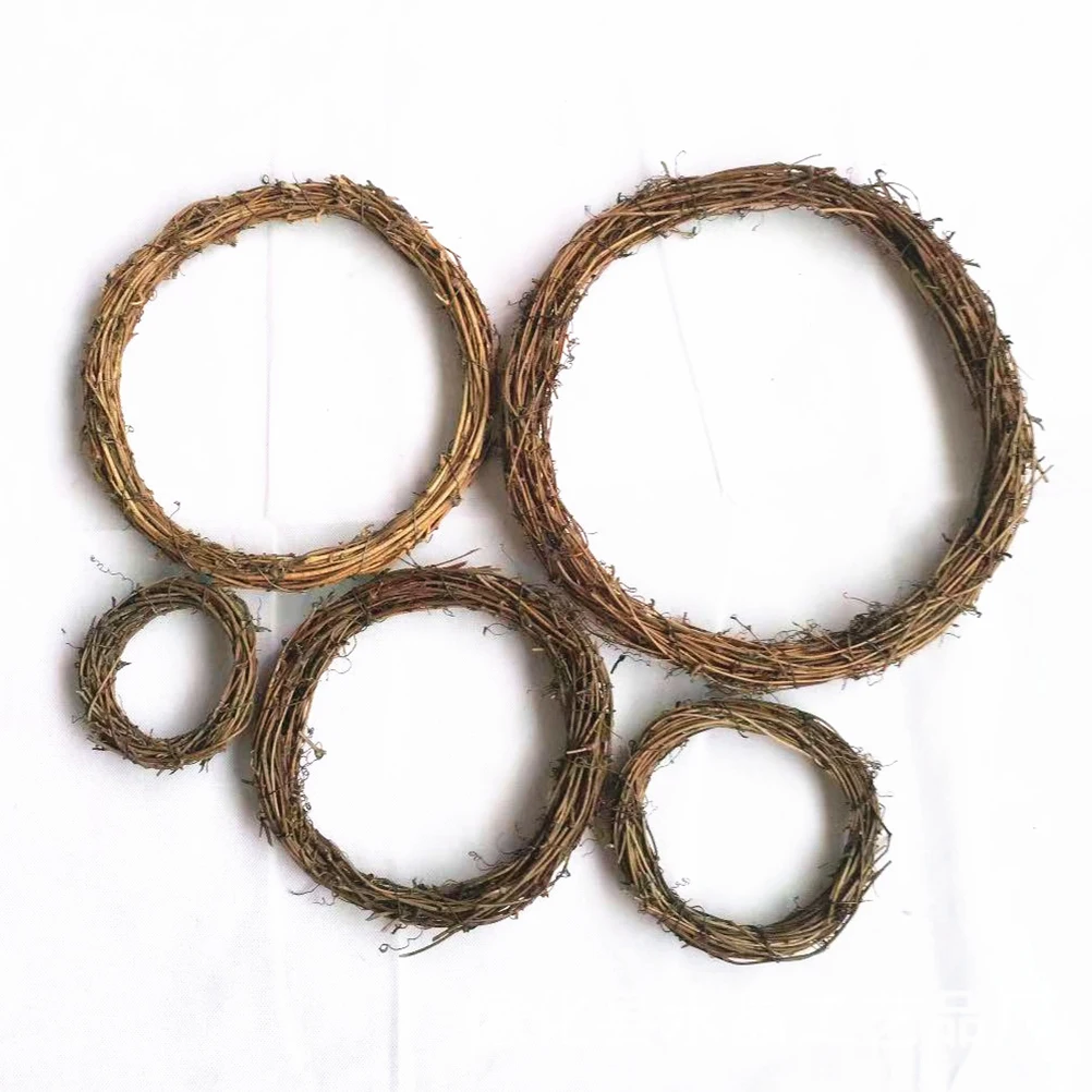 16Pcs Natural Vine Wreath Hoops Special Design No Harmful Substances Ideal for Festivals Events Home Decor Wreath DIY Rattan
16Pcs Natural Vine Wreath Hoops Special Design No Harmful Substances Ideal for Festivals Events Home Decor Wreath DIY Rattan
