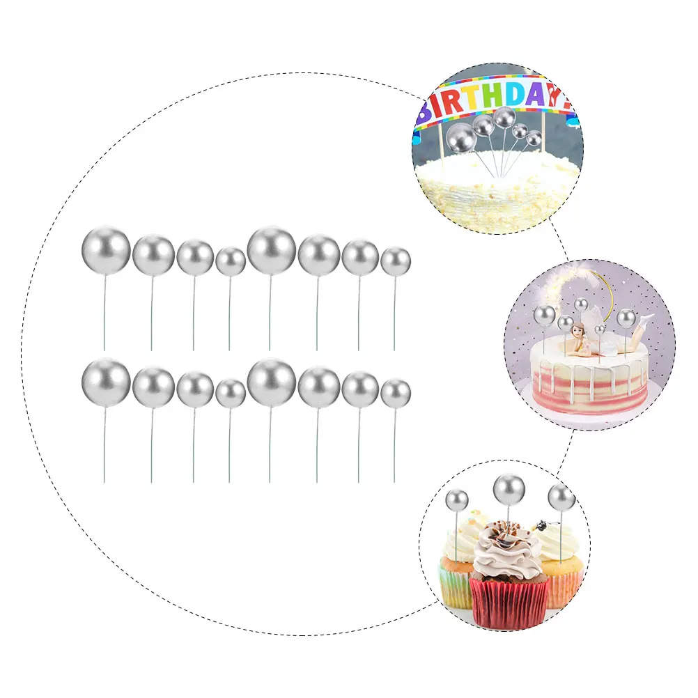 40 Pcs Baking Decorative Balls Dessert Picks Cake Exquisite Christmas Foam Birthday Party Supply
40 Pcs Baking Decorative Balls Dessert Picks Cake Exquisite Christmas Foam Birthday Party Supply