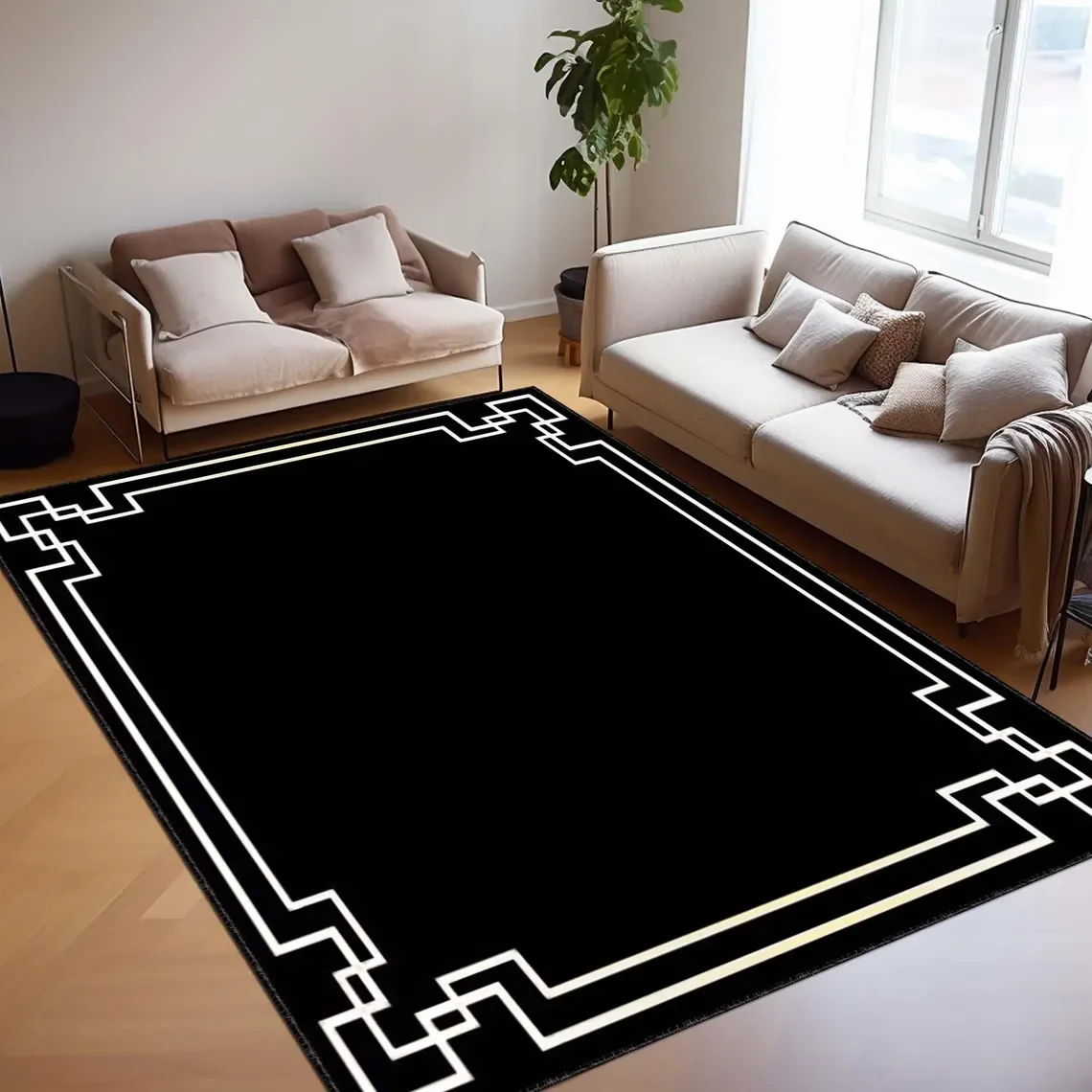 Black Art Deco Area Rug, Geometric Vintage Style Carpet, Bold Glam Floor Mat for Modern, Elegant Rug, Moody Luxe Home Decor Rug
Black Art Deco Area Rug, Geometric Vintage Style Carpet, Bold Glam Floor Mat for Modern, Elegant Rug, Moody Luxe Home Decor Rug