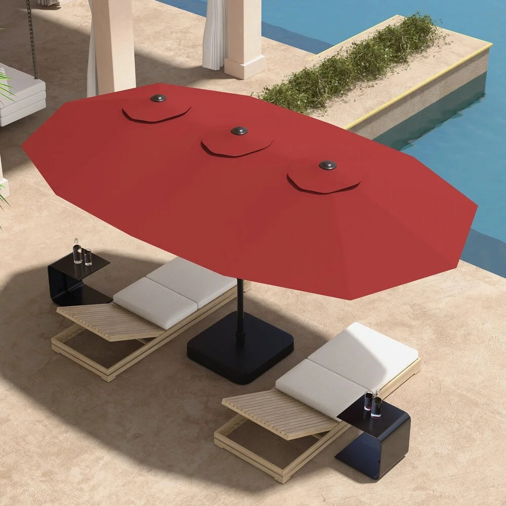 Eco Friendly Outdoor Garden Patio Parasol With Base Beach Waterproof Umbrella
Eco Friendly Outdoor Garden Patio Parasol With Base Beach Waterproof Umbrella