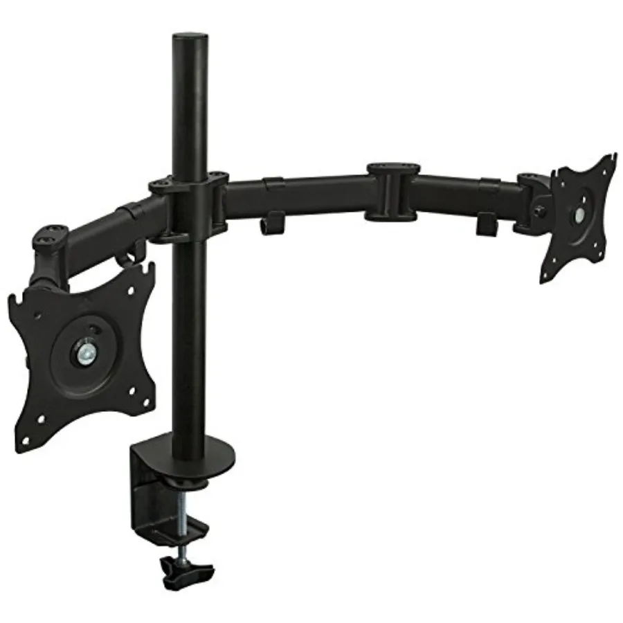 Dual Monitor Mount for Office Desk Use Steel Black Articulating Arms Supports Two 17-27 Inch Screens VESA 75/100 Compatible C-C
Dual Monitor Mount for Office Desk Use Steel Black Articulating Arms Supports Two 17-27 Inch Screens VESA 75/100 Compatible C-C