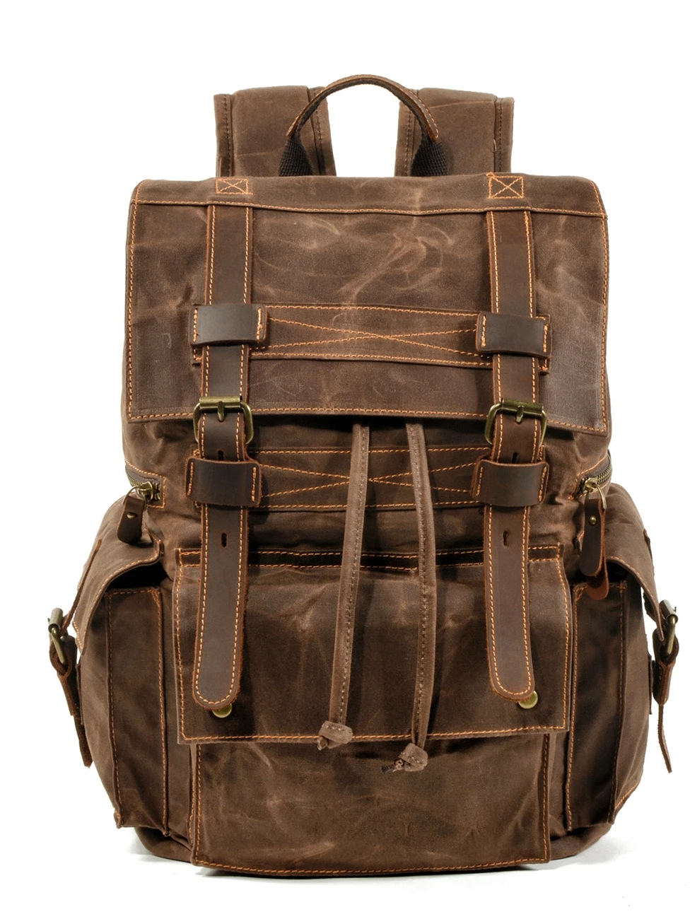 Vintage Genuine Leather Men's Backpack Large Capacity Commuter Travel Bag Multi-Functional Workwear Bookbag Casual Simple Style
Vintage Genuine Leather Men's Backpack Large Capacity Commuter Travel Bag Multi-Functional Workwear Bookbag Casual Simple Style