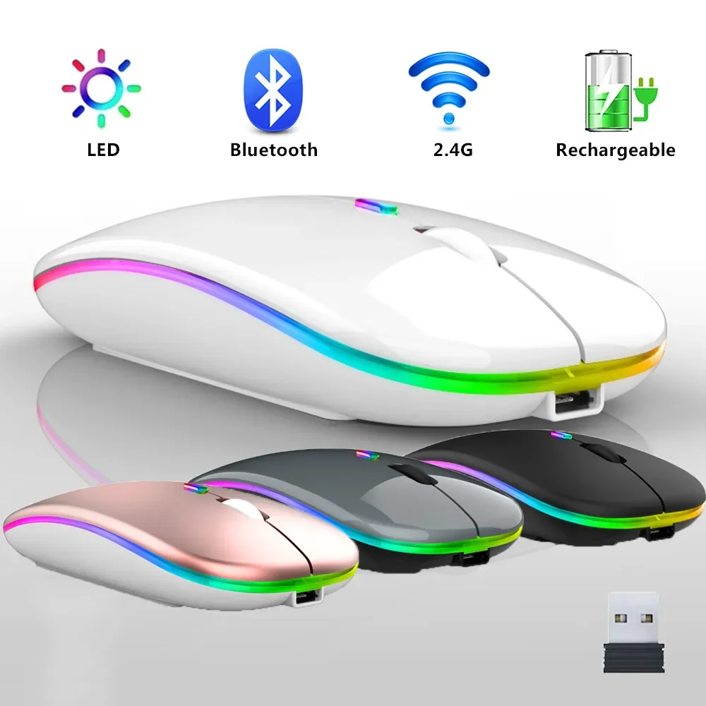 Wireless Mouse Bluetooth Mouse Silent Mause Wifi Mouse Ergonomic Mini Mouse USB Optical Mice For PC laptop Desktop
Wireless Mouse Bluetooth Mouse Silent Mause Wifi Mouse Ergonomic Mini Mouse USB Optical Mice For PC laptop Desktop