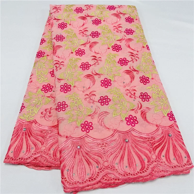 5 yard high quality Dry lace fabric heavy beaded Embroidery African 100% cotton Swiss voile lace popular Dubai style 29L8010302
5 yard high quality Dry lace fabric heavy beaded Embroidery African 100% cotton Swiss voile lace popular Dubai style 29L8010302