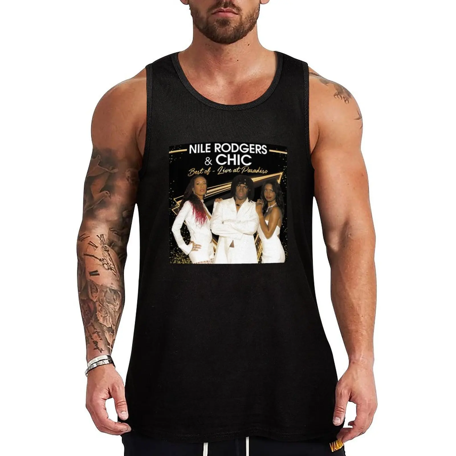 Nile Rodgers -Best Of (Live in Paradiso) album 2016 Tank Top Street Print Tank Top Casual Graphic Sleeveless Tee
Nile Rodgers -Best Of (Live in Paradiso) album 2016 Tank Top Street Print Tank Top Casual Graphic Sleeveless Tee