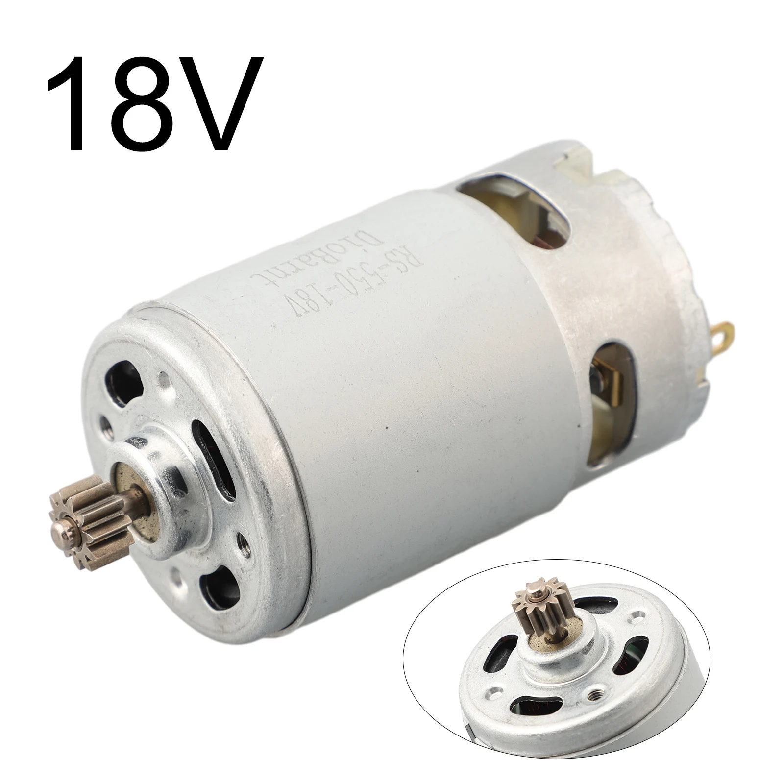 Высокоскоростной высокомоментный двигатель постоянного тока 18В, двухскоростной, 11 зубьев, с двойными шарикоподшипниками спереди и сзади, долговечная работа
Высокоскоростной высокомоментный двигатель постоянного тока 18В, двухскоростной, 11 зубьев, с двойными шарикоподшипниками спереди и сзади, долговечная работа