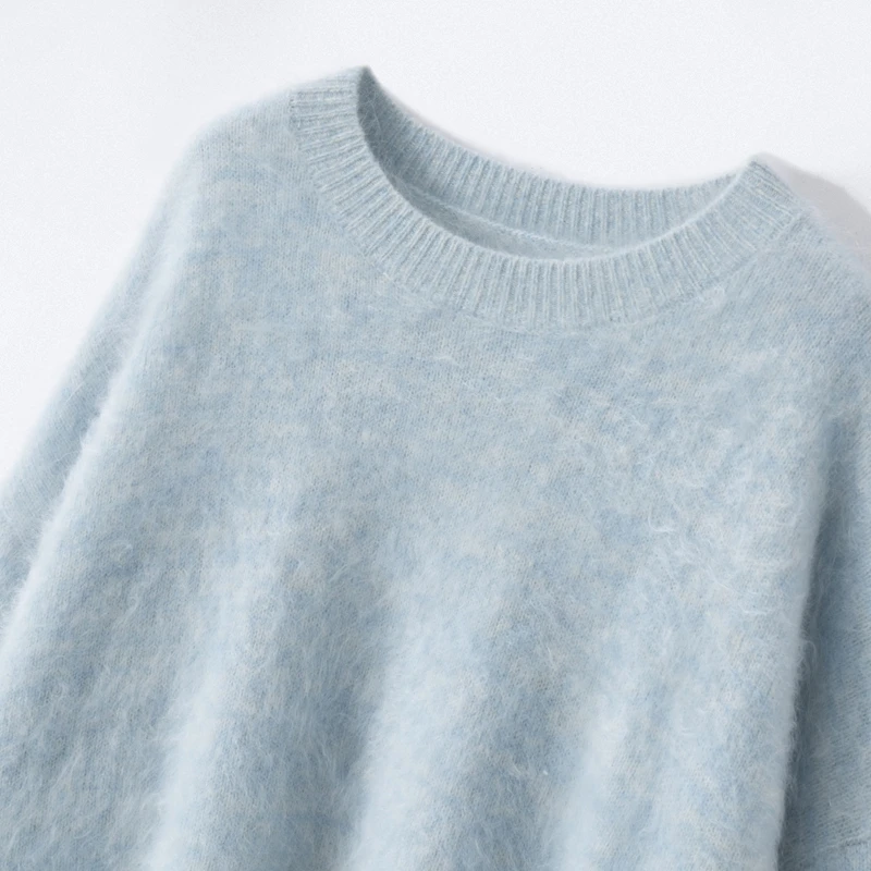 CHICUU Women's 100% Cashmere Sweater Thick Plush Cashmere Knit O-neck Long Sleeve Pullover Autumn Winter High Quality Knitwear
CHICUU Women's 100% Cashmere Sweater Thick Plush Cashmere Knit O-neck Long Sleeve Pullover Autumn Winter High Quality Knitwear