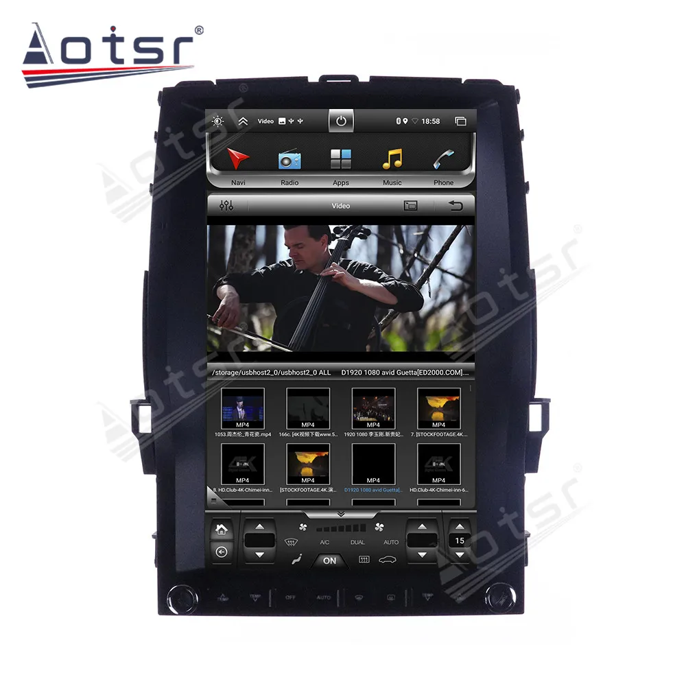 Android Tesla Car GPS Navigation Stereo for Toyota Land Cruiser Prado GX470 2002-2010 Multimedia Radio Player
Android Tesla Car GPS Navigation Stereo for Toyota Land Cruiser Prado GX470 2002-2010 Multimedia Radio Player