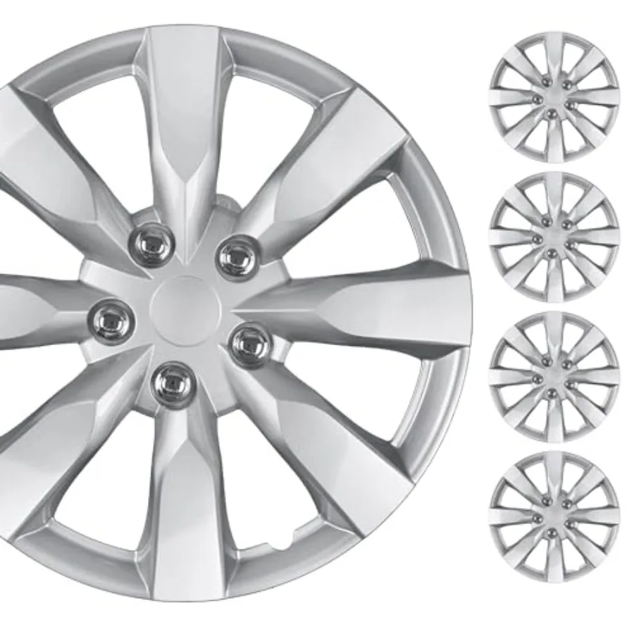 Hubcaps Wheel Covers for Toyota Corolla 16" Four 4 Pieces Corrosion-Free and Sturdy Full Heat and Impact Resistant Grade Replac
Hubcaps Wheel Covers for Toyota Corolla 16" Four 4 Pieces Corrosion-Free and Sturdy Full Heat and Impact Resistant Grade Replac