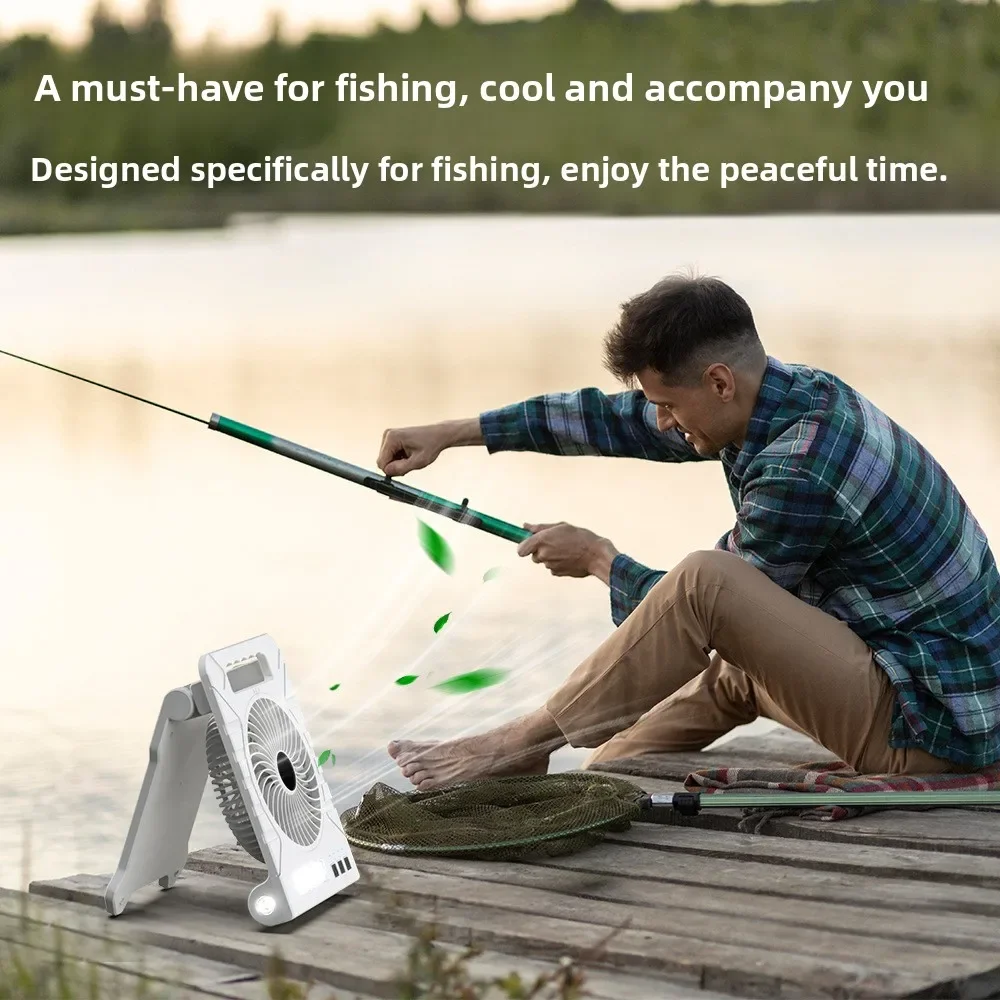 Outdoor Solar Fan with Power Bank - Portable Rechargeable Camping Fan with Adjustable LED Light for Emergencies
Outdoor Solar Fan with Power Bank - Portable Rechargeable Camping Fan with Adjustable LED Light for Emergencies