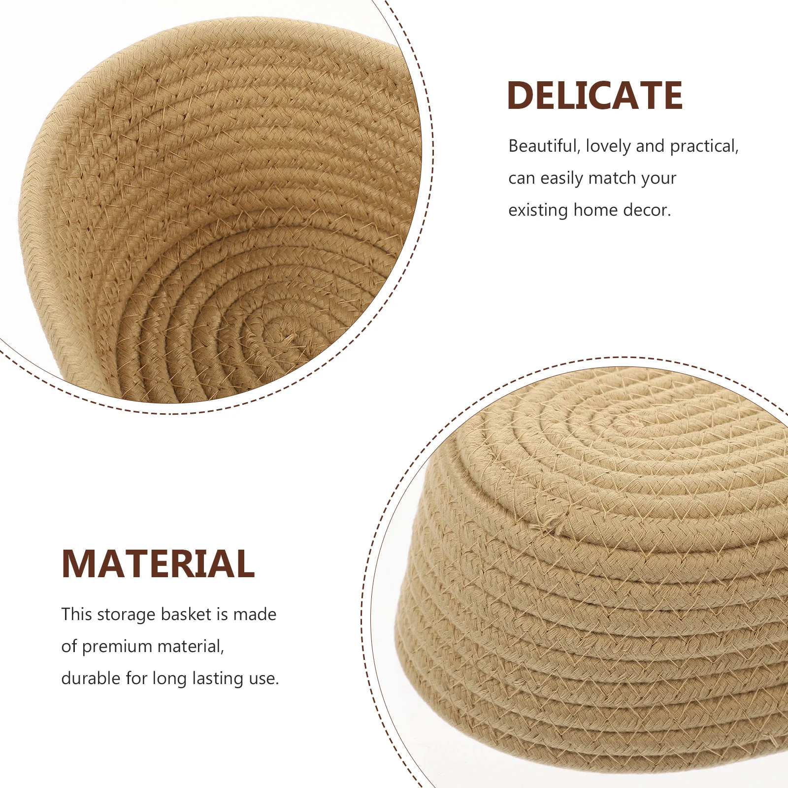 Cotton Rope Baskets Nordic Style Storage Small Items Holder Basket Baby Toys ganizing Decorative Home Use Woven
Cotton Rope Baskets Nordic Style Storage Small Items Holder Basket Baby Toys ganizing Decorative Home Use Woven