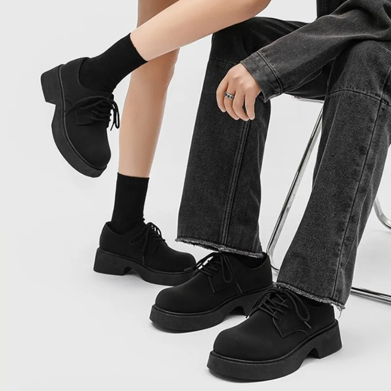 Shoes for Men High Quality Banquet Formal Dress Shoes Couple Trend Big Head Leather Shoes Mens Casual Sneakers Zapatillas Hombre
Shoes for Men High Quality Banquet Formal Dress Shoes Couple Trend Big Head Leather Shoes Mens Casual Sneakers Zapatillas Hombre