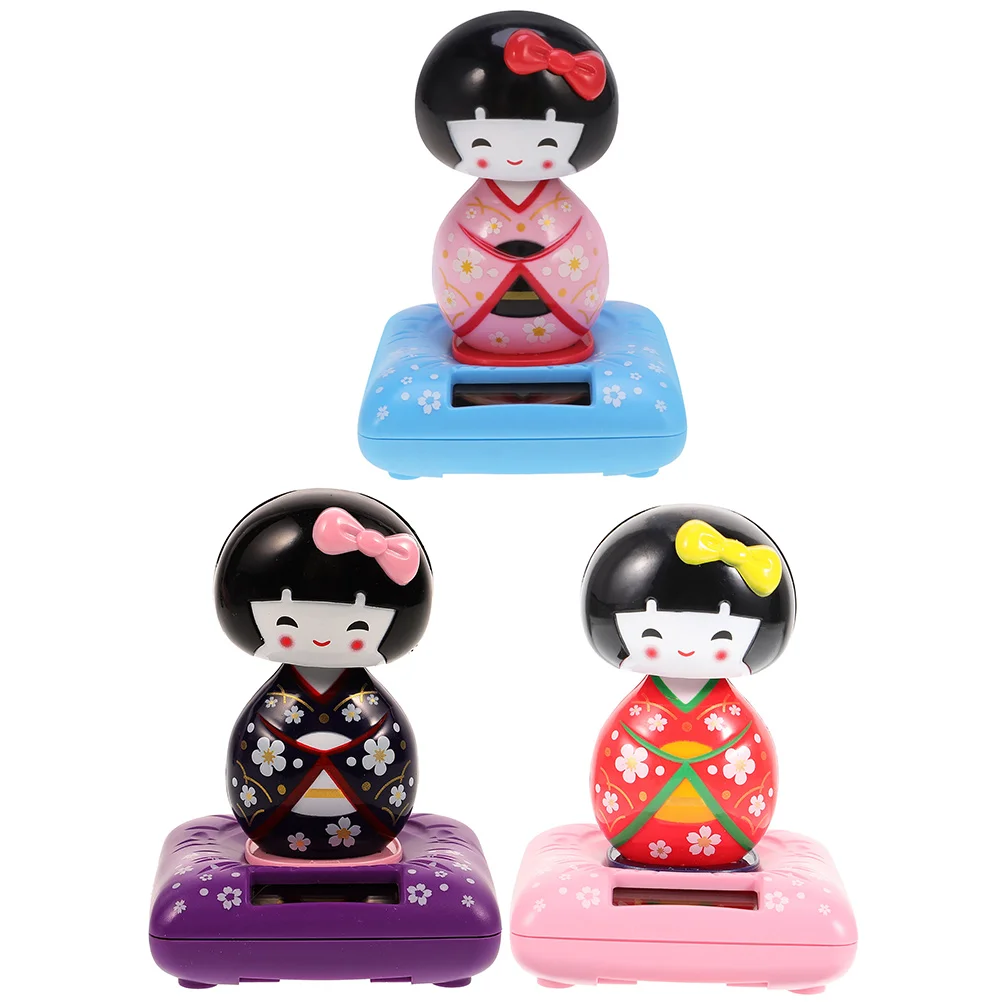 3pcs Solar Car Ornaments Kimono Figurines Plastic Small Statues Japanese Decorations Home Office DIY Toy
3pcs Solar Car Ornaments Kimono Figurines Plastic Small Statues Japanese Decorations Home Office DIY Toy