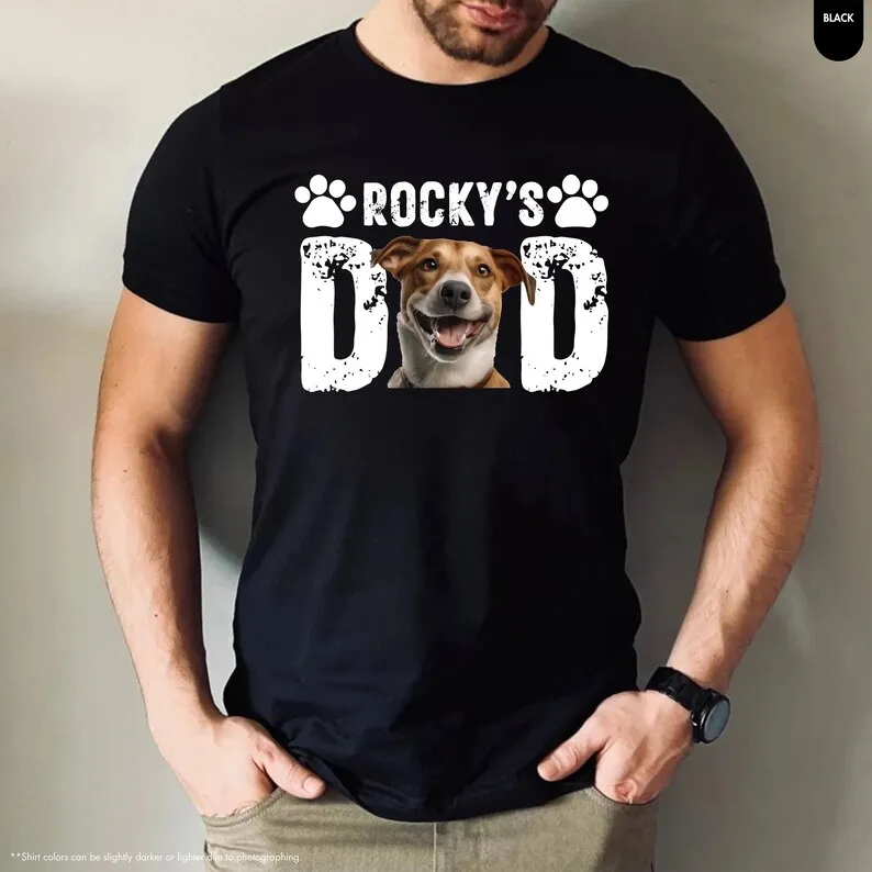 Custom Dog Dad Shirt Add Pet Photo Name Design Shirt Men's Dog Dad Gift Personalized Dog Name Animal Lover Shirts Birthday Gifts
Custom Dog Dad Shirt Add Pet Photo Name Design Shirt Men's Dog Dad Gift Personalized Dog Name Animal Lover Shirts Birthday Gifts