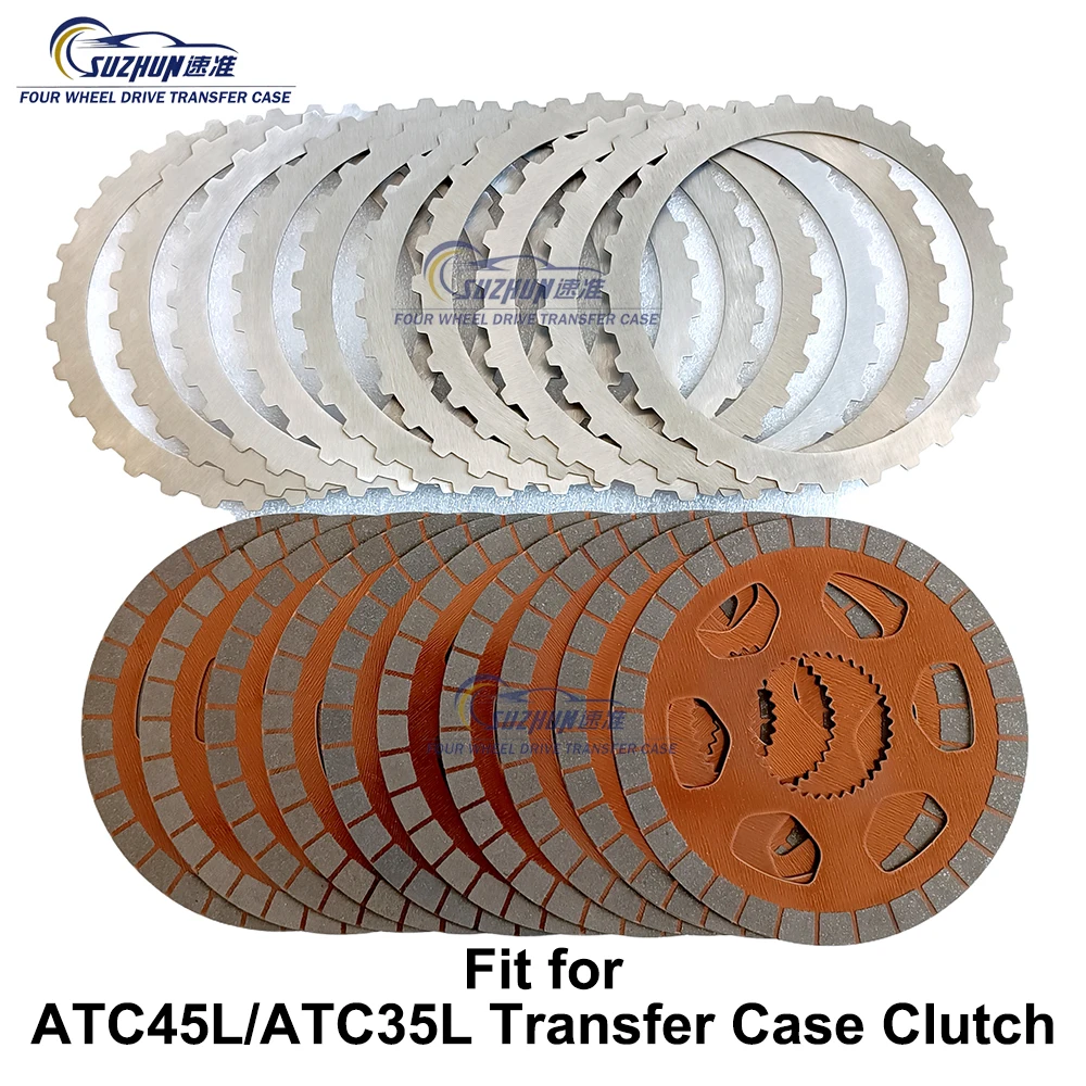 ATC45L Transfer Case Clutch disc Kit friction plate set fit for BMW Hyundai Maserati clutch repair 27107643758 27107649182
ATC45L Transfer Case Clutch disc Kit friction plate set fit for BMW Hyundai Maserati clutch repair 27107643758 27107649182