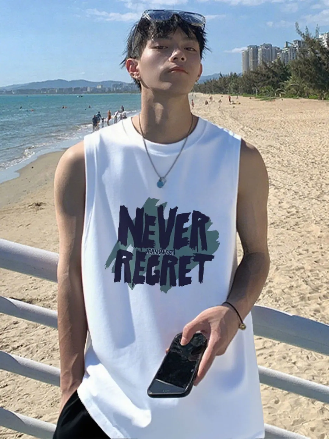 Мужская хлопковая майка Kazuki Kuraii свободного кроя, летняя спортивная повседневная футболка с принтом в американском стиле для отдыха
Мужская хлопковая майка Kazuki Kuraii свободного кроя, летняя спортивная повседневная футболка с принтом в американском стиле для отдыха