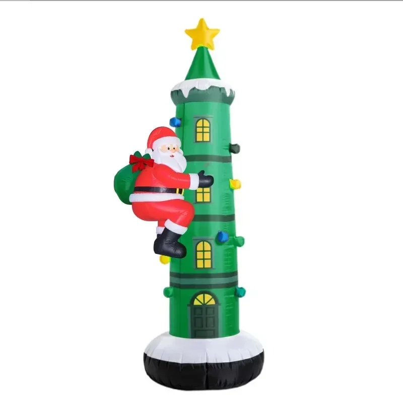 For Sale Outdoor Yard Christmas Inflatable Decoration Stock Boxed Santa Ladder with Christmas Tree
For Sale Outdoor Yard Christmas Inflatable Decoration Stock Boxed Santa Ladder with Christmas Tree