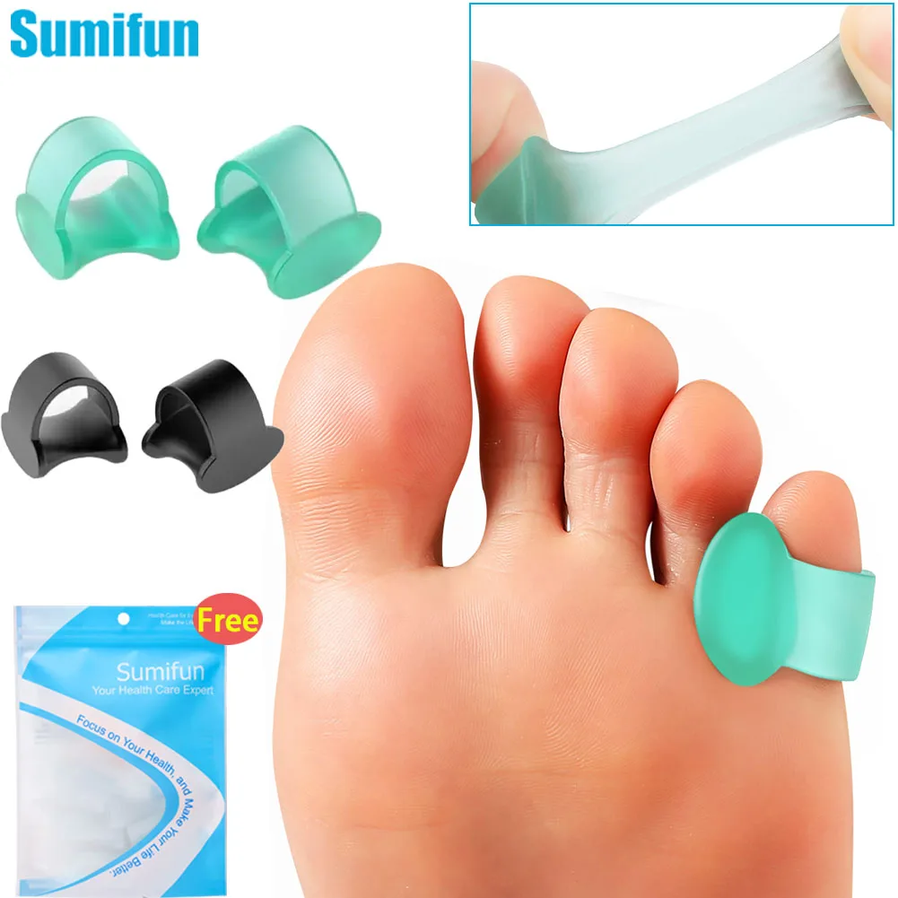 Sumifun 2Pcs/1Pair Hammer Toe Straightener Hammertoe Corrector for Curled Crooked Bent and Claw Toes Lift Toe Tip Toe Cushion
Sumifun 2Pcs/1Pair Hammer Toe Straightener Hammertoe Corrector for Curled Crooked Bent and Claw Toes Lift Toe Tip Toe Cushion