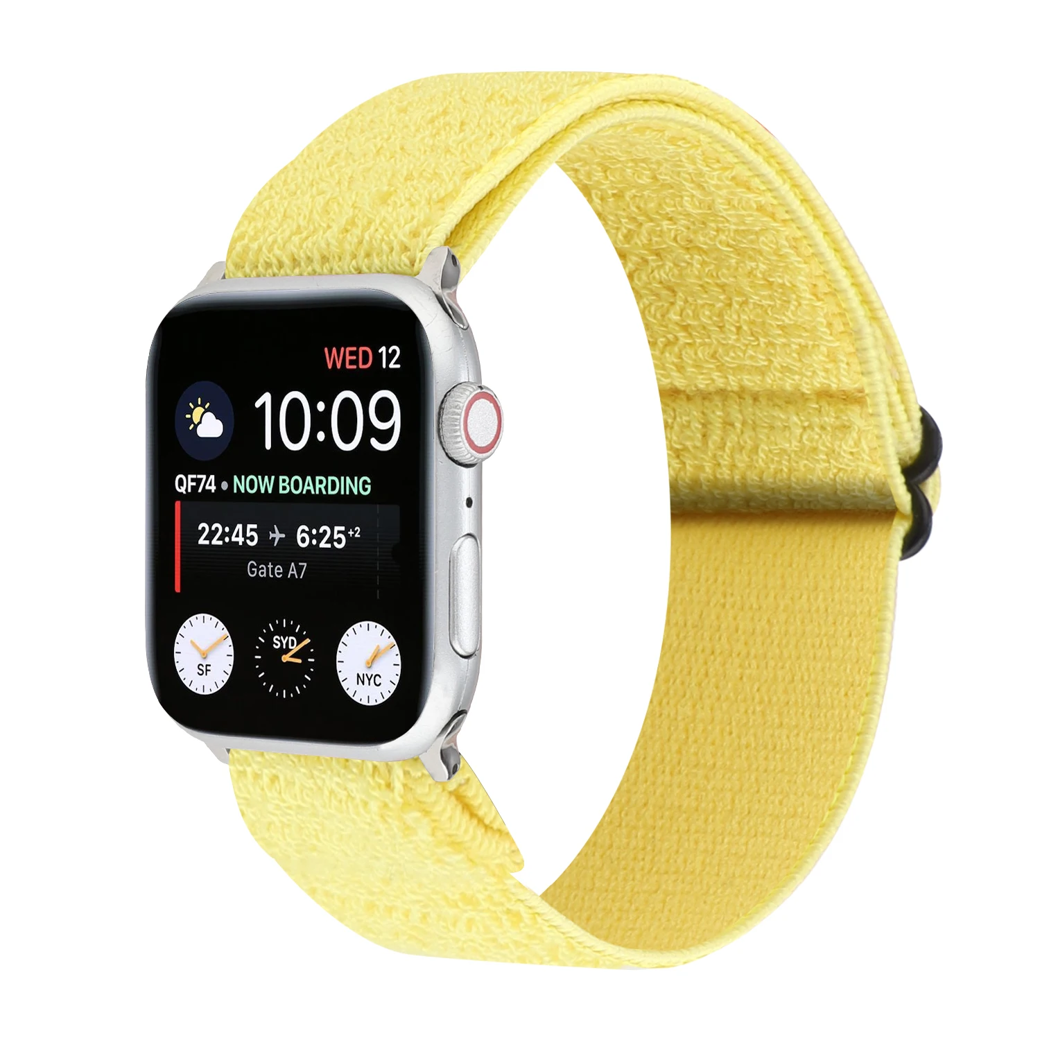 Nylon Strap for Apple Watch band metal buckle solid color elastic belt for iwatch87654321SE Bright cloth strap for Iwatch Ultra
Nylon Strap for Apple Watch band metal buckle solid color elastic belt for iwatch87654321SE Bright cloth strap for Iwatch Ultra