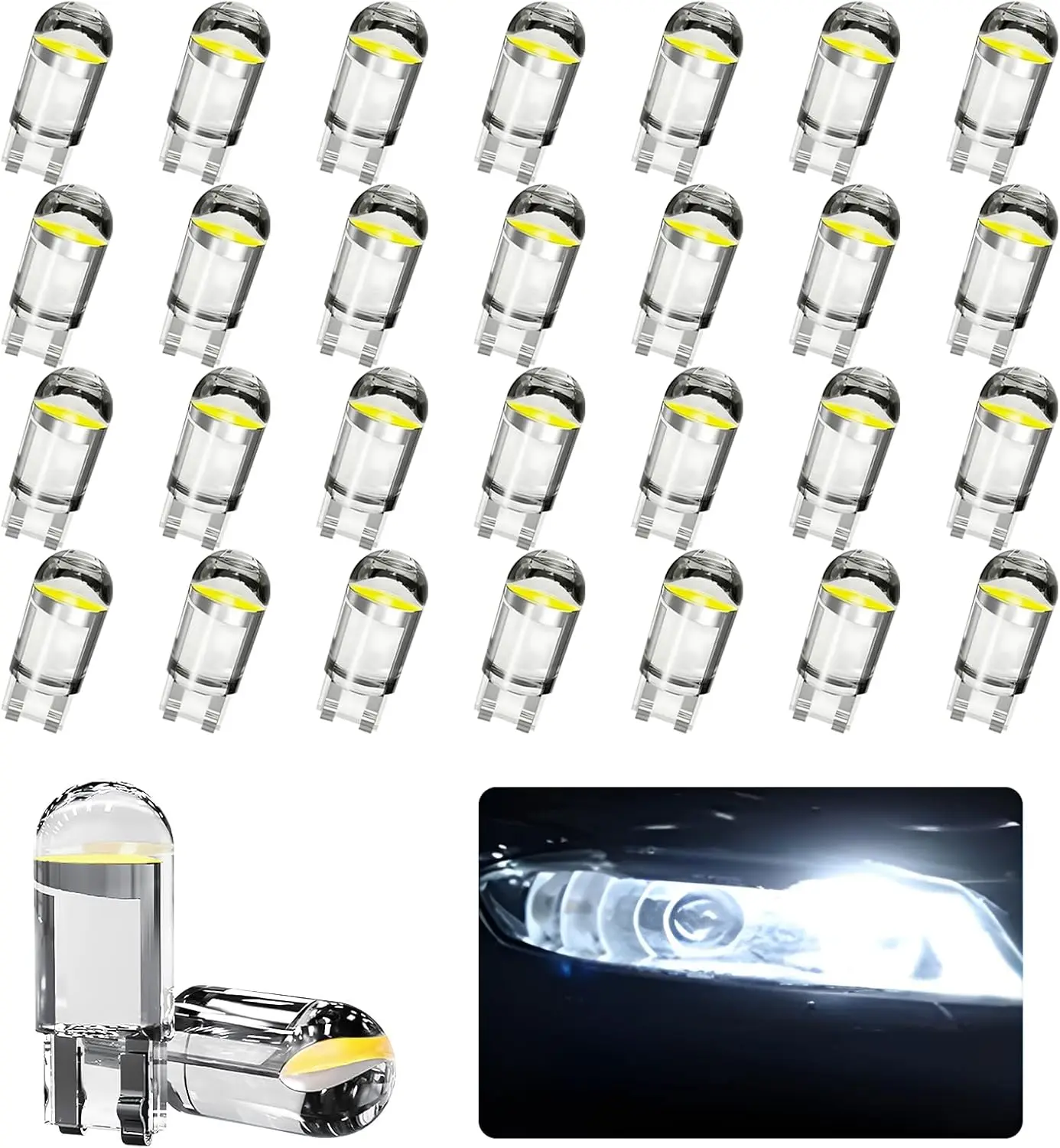 10pcs T10 LED Car Interior Light Bulb for Dome License Plate Dashboard Signal Lamp Clearance Lights Assembly Auto Accessories
10pcs T10 LED Car Interior Light Bulb for Dome License Plate Dashboard Signal Lamp Clearance Lights Assembly Auto Accessories