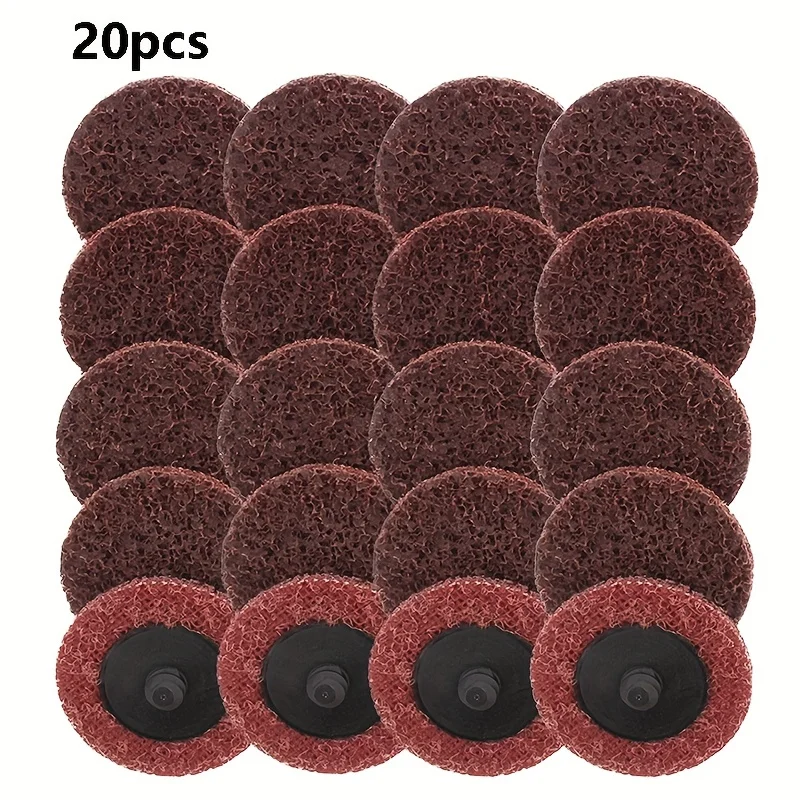 20Pcs 2 Inch red Quick Change Surface Prep Conditioning Discs, Medium Disc for Cleaning, Finishing and Deburring on Metals
20Pcs 2 Inch red Quick Change Surface Prep Conditioning Discs, Medium Disc for Cleaning, Finishing and Deburring on Metals