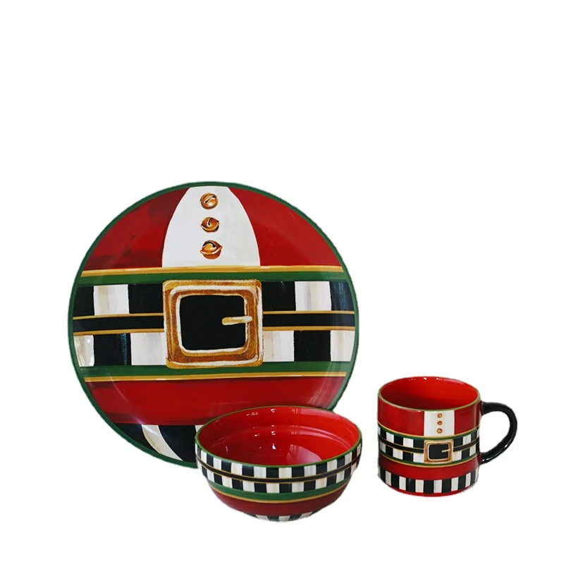 American creative Christmas ceramic tableware Santa dinner plate Mug lovely holiday bowl Christmas gift Free shipping
American creative Christmas ceramic tableware Santa dinner plate Mug lovely holiday bowl Christmas gift Free shipping