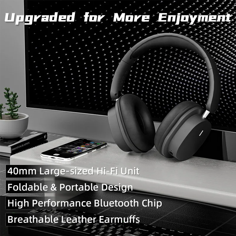 TRSYPHXM 2025 new Head mounted wireless Bluetooth earphones SYT2 large earmuffs HIFI gaming trend fashion portable earphones
TRSYPHXM 2025 new Head mounted wireless Bluetooth earphones SYT2 large earmuffs HIFI gaming trend fashion portable earphones