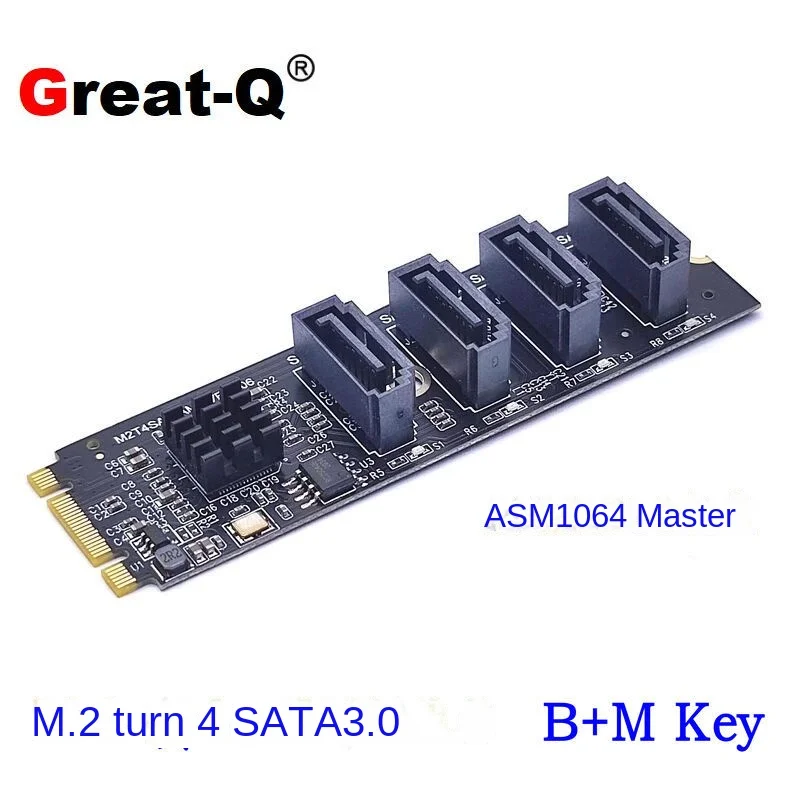 Карта адаптера NVMe M2 KEY-M — SATA3.0 — расширение PCI-E без накопителя ASM1064, адаптер жесткого диска, видеокарта
Карта адаптера NVMe M2 KEY-M — SATA3.0 — расширение PCI-E без накопителя ASM1064, адаптер жесткого диска, видеокарта
