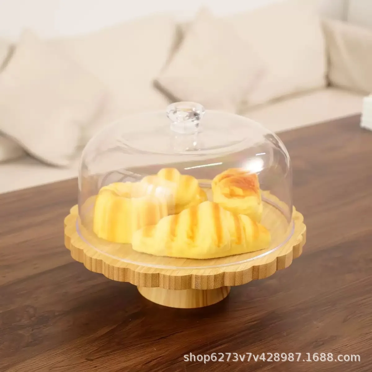 HYS wooden cake display stand with transparent glass cover, dessert bread tasting plate, wooden afternoon tea, tall cake plate
HYS wooden cake display stand with transparent glass cover, dessert bread tasting plate, wooden afternoon tea, tall cake plate