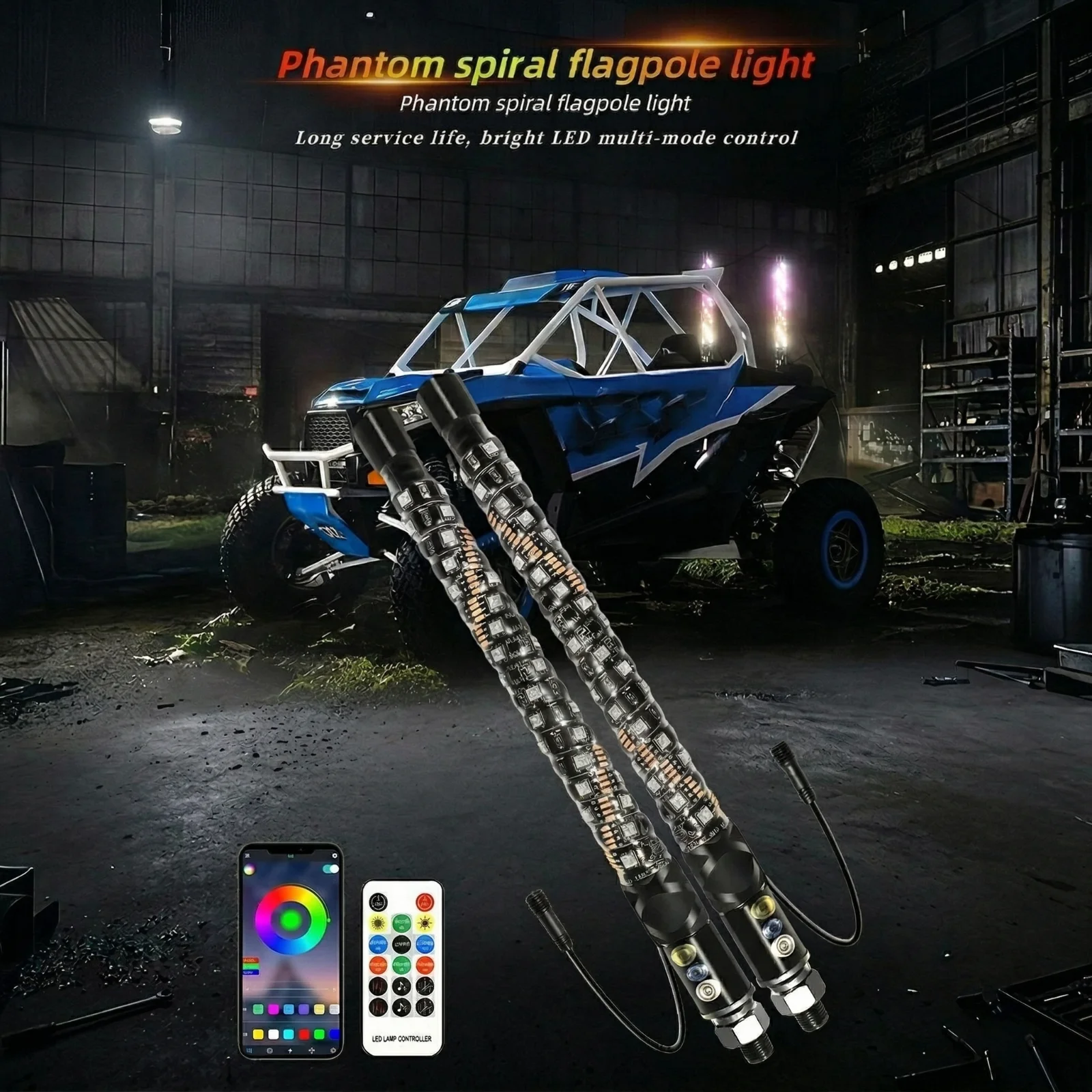 LED Flagpole Light 1FT LED Whip Lights Remote Control Flagpole Antenna Whips for 12-24V Trucks ATV UTV Boat Off-Road
LED Flagpole Light 1FT LED Whip Lights Remote Control Flagpole Antenna Whips for 12-24V Trucks ATV UTV Boat Off-Road