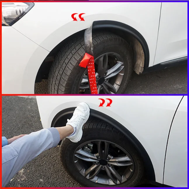 Universal wide body wheel arches Automobile modification Carbon fiber pattern Scratch resistant scratch resistant
Universal wide body wheel arches Automobile modification Carbon fiber pattern Scratch resistant scratch resistant