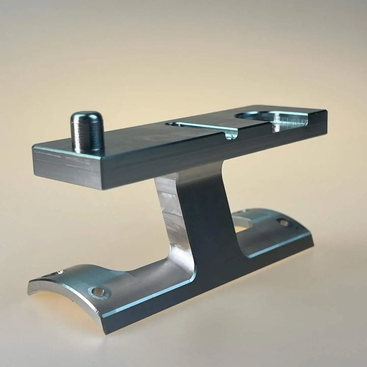 Custom CNC Machined Bright Finish Aluminum Custom Bracket, Pin Integrated U-groove Aluminium Fixture Support
Custom CNC Machined Bright Finish Aluminum Custom Bracket, Pin Integrated U-groove Aluminium Fixture Support