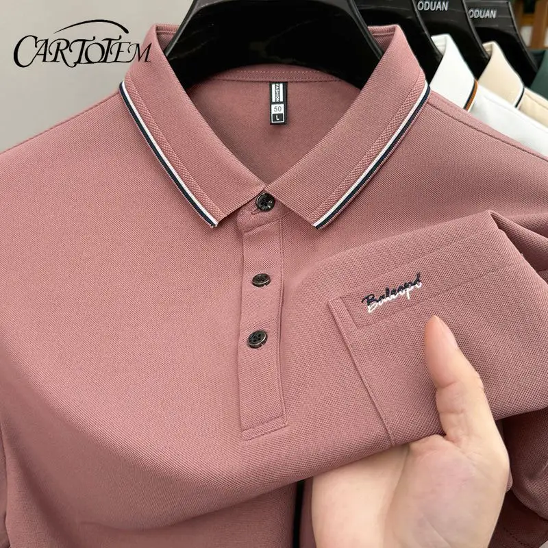 New Genuine Pocket Polo Shirt for Summer Dad's Outfit Men's Short Sleeve T-Shirt Casual Collar Business Half Sleeve Men
New Genuine Pocket Polo Shirt for Summer Dad's Outfit Men's Short Sleeve T-Shirt Casual Collar Business Half Sleeve Men