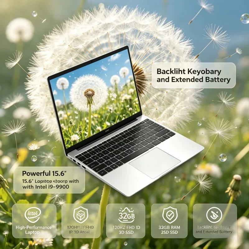 Powerful 15.6" Laptop with Intel i9-9900, 120Hz FHD IPS Panel, 32GB RAM, 2TB SSD, Backlit Keyboard and Extended Battery
Powerful 15.6" Laptop with Intel i9-9900, 120Hz FHD IPS Panel, 32GB RAM, 2TB SSD, Backlit Keyboard and Extended Battery
