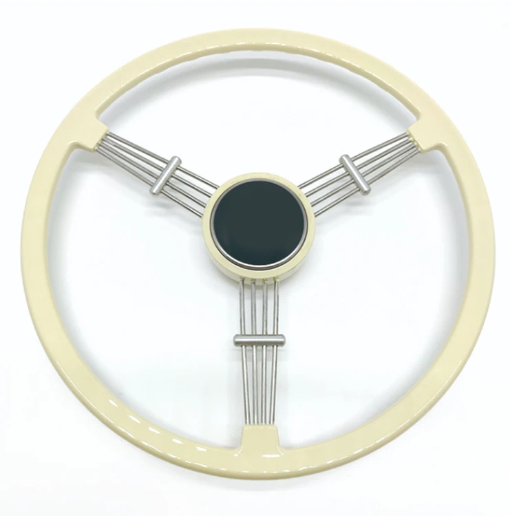Hot-selling White Black 400mm 15 3/4 "3-spoke Classic Banjo Retro Steering Wheel 1950-1966 for Porsche 356 a B C
Hot-selling White Black 400mm 15 3/4 "3-spoke Classic Banjo Retro Steering Wheel 1950-1966 for Porsche 356 a B C