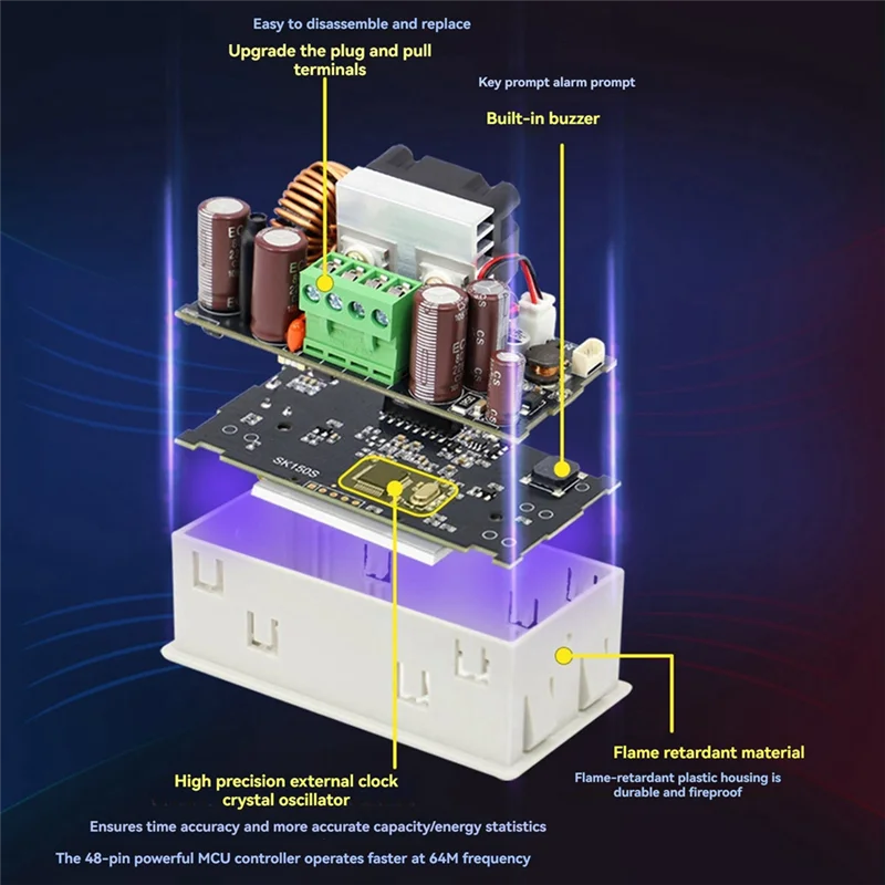 Exquisite-XY6506S Adjustable DC Regulated Power Supply Constant Voltage Current Maintenance 65V 6A 390W Step-Down Module
Exquisite-XY6506S Adjustable DC Regulated Power Supply Constant Voltage Current Maintenance 65V 6A 390W Step-Down Module