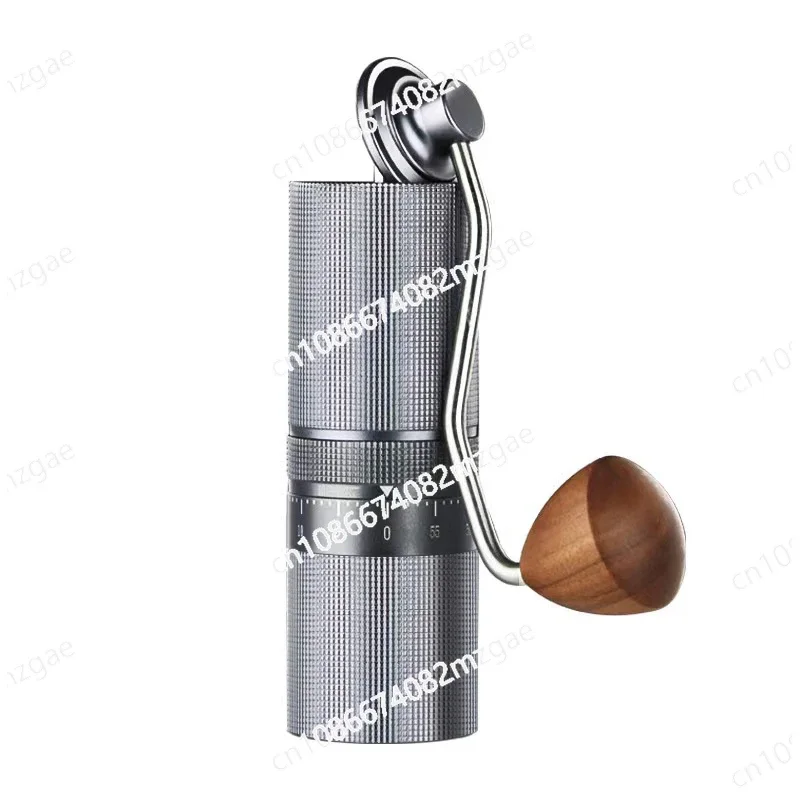 Aluminum Body 420 Stainless Steel Burr Mini Small Hand Grinder Portable Manual Coffee Grinder with Wooden Handle
Aluminum Body 420 Stainless Steel Burr Mini Small Hand Grinder Portable Manual Coffee Grinder with Wooden Handle