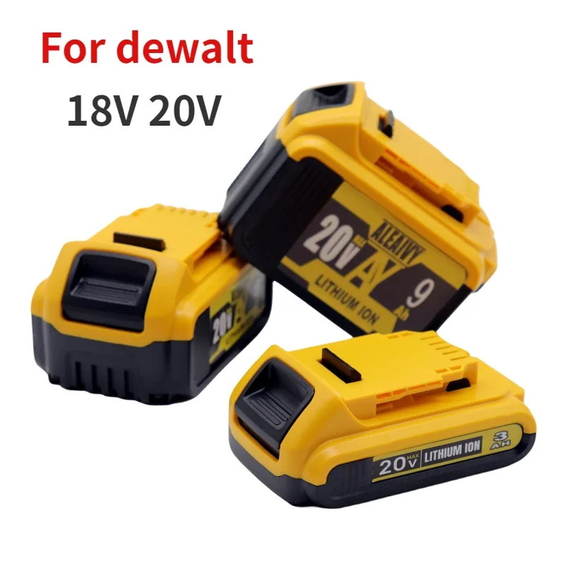18V 20V 3.0Ah 6.0Ah 9.0Ah Lithium Replacement Battery for Dewalt 20Volt Max DCB206 DCB205 DCB204 DCB203 DCB200 Tools Battery
18V 20V 3.0Ah 6.0Ah 9.0Ah Lithium Replacement Battery for Dewalt 20Volt Max DCB206 DCB205 DCB204 DCB203 DCB200 Tools Battery