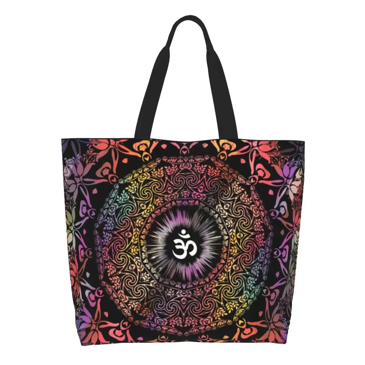Холщовая сумка для покупок Mandala Om Buddhism Aum, женская многоразовая большая вместительная сумка для продуктов, дзен-йога, медитации, сумки-шопперы
Холщовая сумка для покупок Mandala Om Buddhism Aum, женская многоразовая большая вместительная сумка для продуктов, дзен-йога, медитации, сумки-шопперы