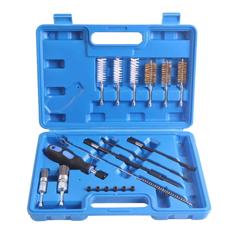19Pcs/Set Cylinder Heads Cleaning Kit Rust Resistant Diesel Injector Seat Cleaning Brush Tool Universal Fit Sturdy for Vehicle
19Pcs/Set Cylinder Heads Cleaning Kit Rust Resistant Diesel Injector Seat Cleaning Brush Tool Universal Fit Sturdy for Vehicle