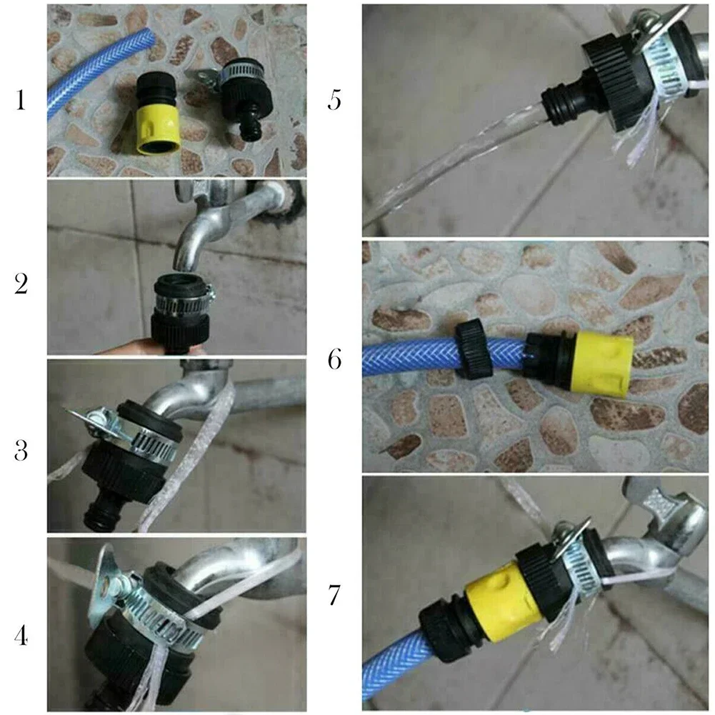 Tap Connector Hose Pipe Fitting Black Faucet Adapter Fitting Garden Accessory Kitchen Part Replacement Wear Resistant
Tap Connector Hose Pipe Fitting Black Faucet Adapter Fitting Garden Accessory Kitchen Part Replacement Wear Resistant