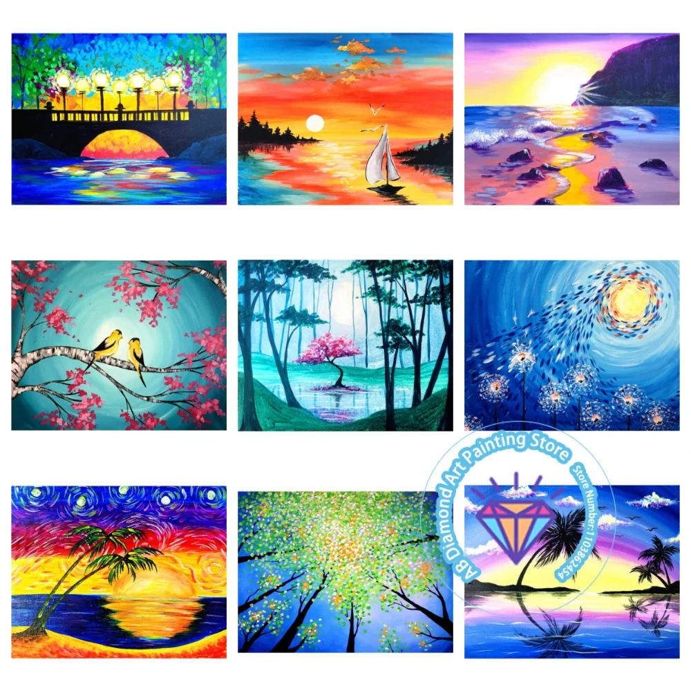 Sunset Landscape AB Diamond Painting Kit Square Round Diamond 5D DIY Mosaic Cross Embroidery Handmade Art Unique Gift Home Decor
Sunset Landscape AB Diamond Painting Kit Square Round Diamond 5D DIY Mosaic Cross Embroidery Handmade Art Unique Gift Home Decor