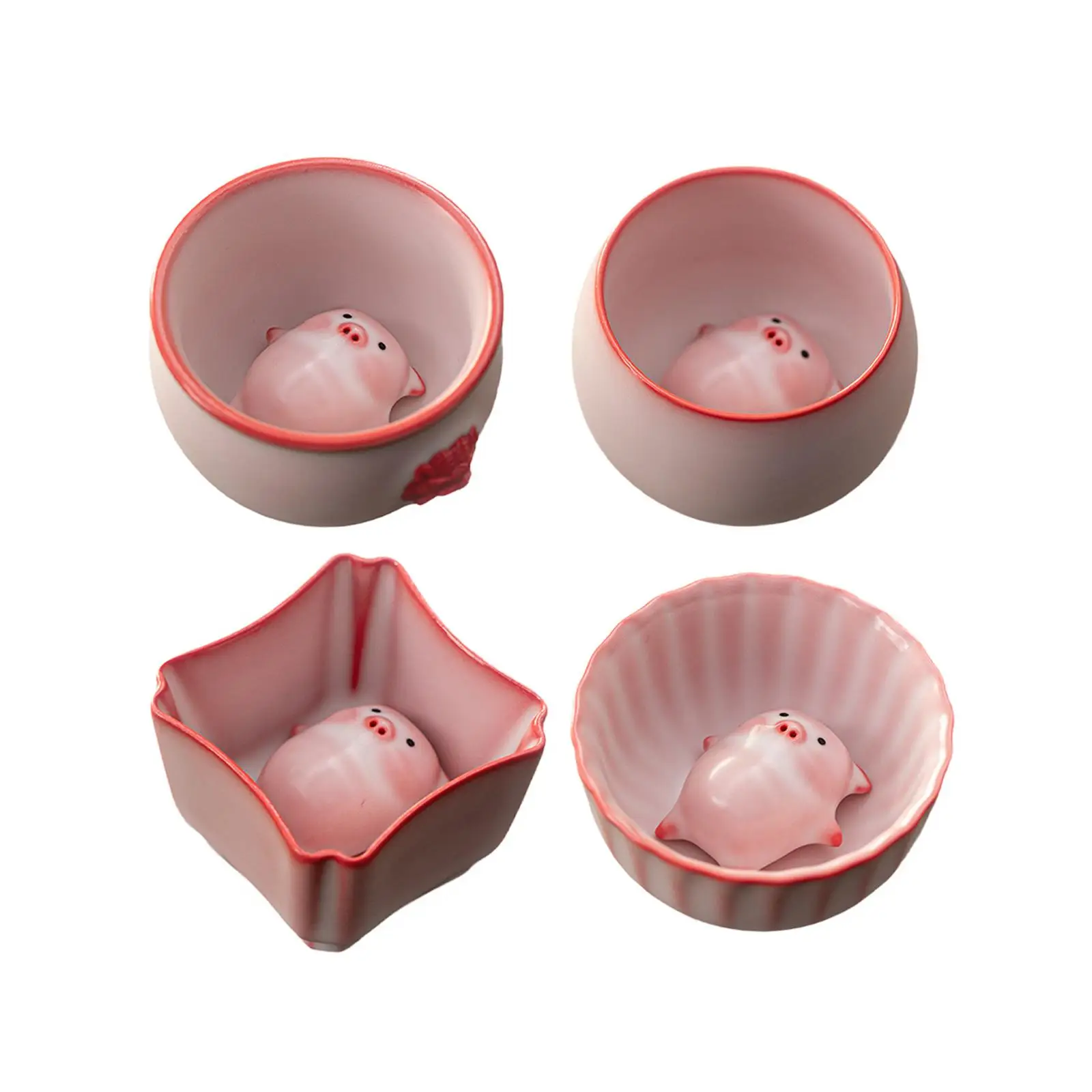 Ceramic Tea Cup with Tea Pet Traditional Tea Table Ornament Collectible Piggy Statue for Teahouse Restaurant Living Room Decor
Ceramic Tea Cup with Tea Pet Traditional Tea Table Ornament Collectible Piggy Statue for Teahouse Restaurant Living Room Decor