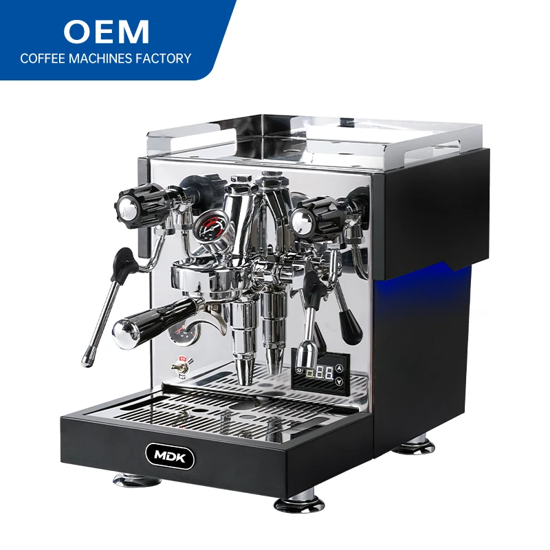 E61 Grouphead Espresso Coffee Machine for Home & Small Commercial Use With Ambient Light Fashionable Youthful Design
E61 Grouphead Espresso Coffee Machine for Home & Small Commercial Use With Ambient Light Fashionable Youthful Design