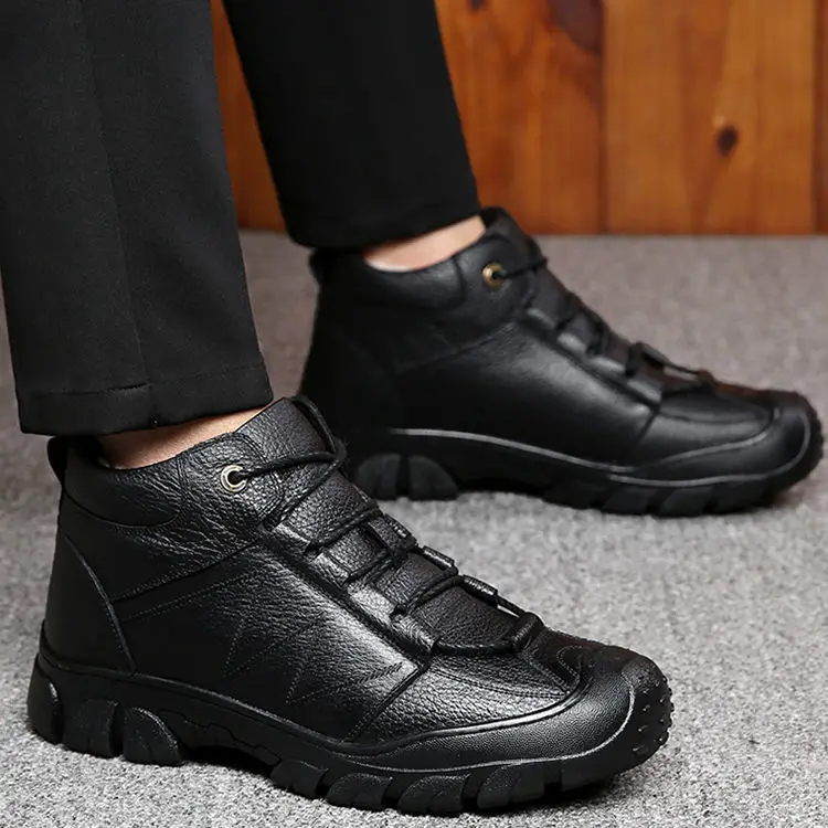 2024 New Winter Plush Thicken Keep Warm Lace Up Boots Large Sole Sneakers Men's Fashion Leisure Leather All-match Shoes TY56
2024 New Winter Plush Thicken Keep Warm Lace Up Boots Large Sole Sneakers Men's Fashion Leisure Leather All-match Shoes TY56