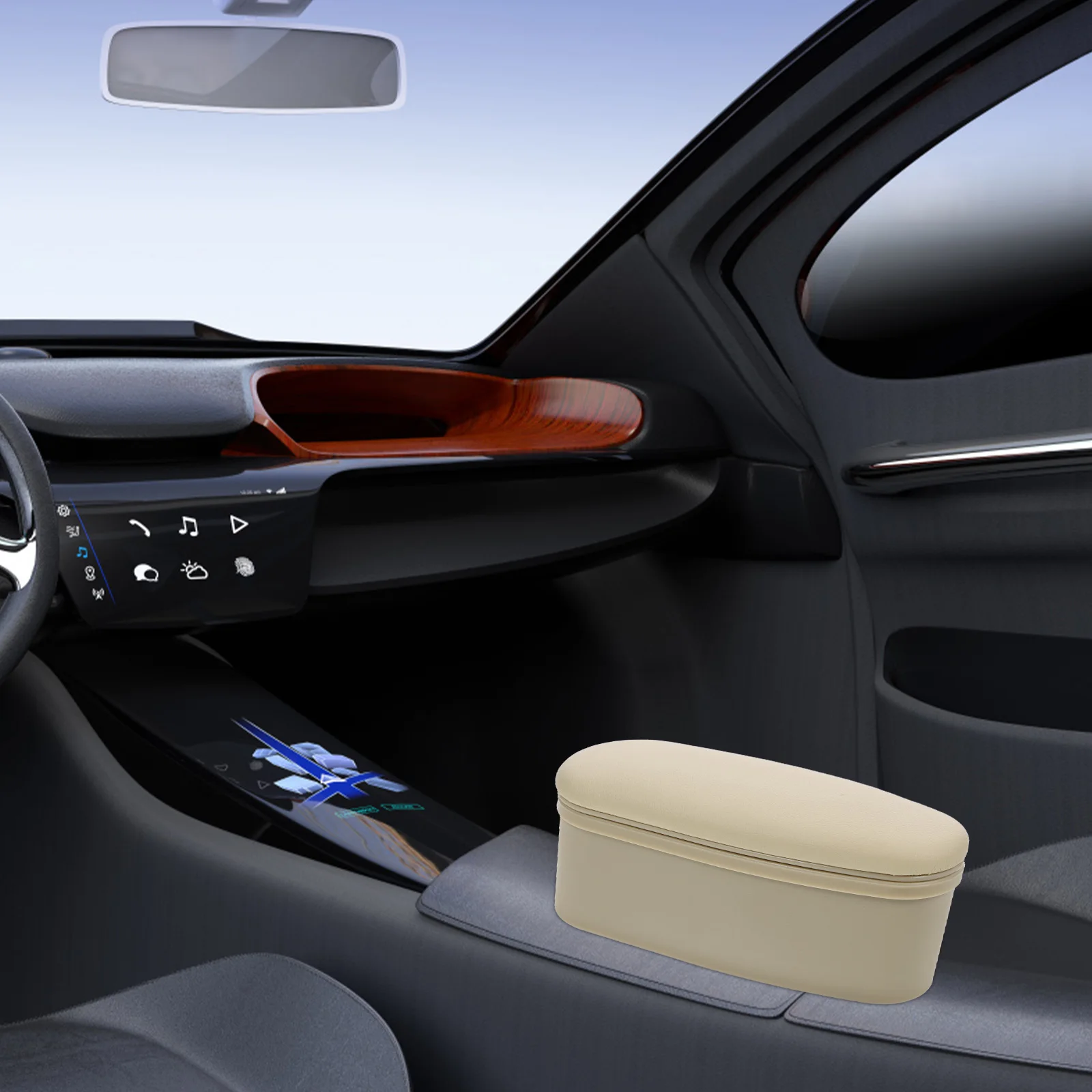 Multifunctional Car Door Elbow Rest Armrest Pad Storage Box Durable Self Adhesive Fits Cars Trucks SUVs Plastic Cover
Multifunctional Car Door Elbow Rest Armrest Pad Storage Box Durable Self Adhesive Fits Cars Trucks SUVs Plastic Cover