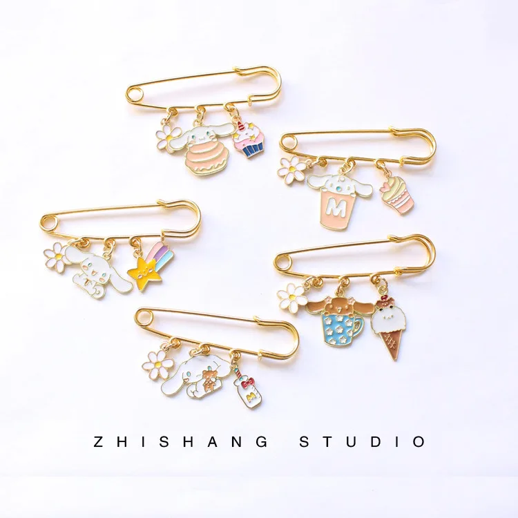 Electroplate Hello Kitty Pins Kawaii Cinnamoroll Enamel Brooch Cartoon Alloy Anti-glare Geometric Lapel Women Leggings Pant Clip
Electroplate Hello Kitty Pins Kawaii Cinnamoroll Enamel Brooch Cartoon Alloy Anti-glare Geometric Lapel Women Leggings Pant Clip